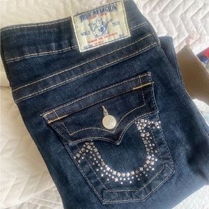 True religion studded skinny jeans